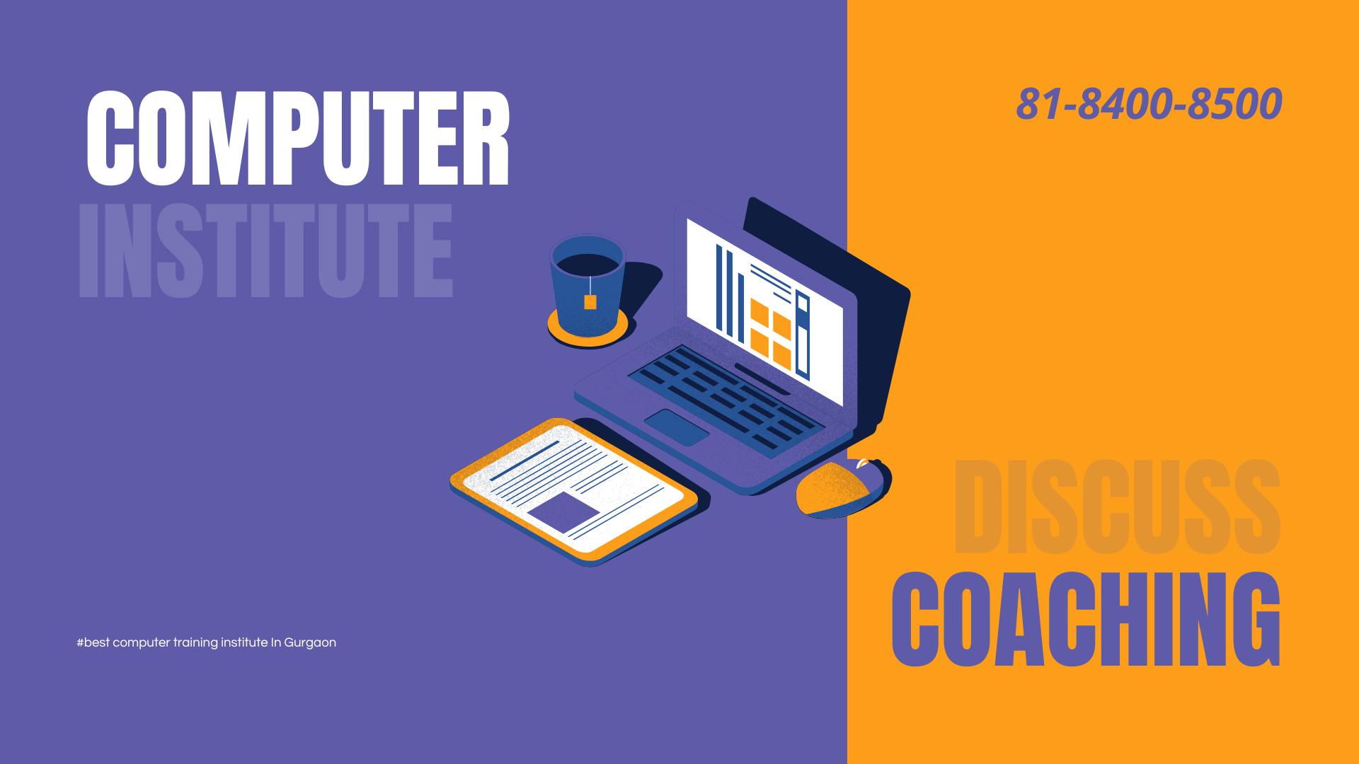 Best Computer Institute In Gurgaon | Discuss Coaching | 81-8400-8500